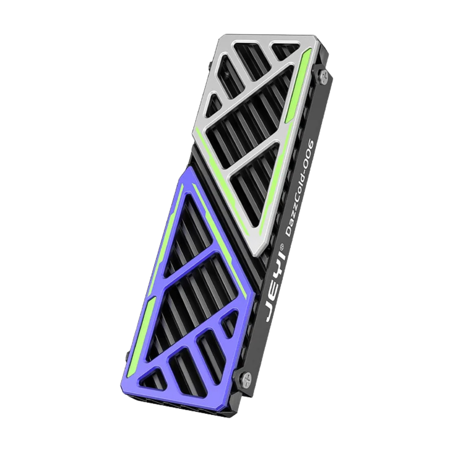 JEYI Dazzcold M.2 SSD Heatsink 2280 NVME NGFF Radiator Magnesium Aluminum Alloy PC Efficient Cooler with Thermal Silicone Pad