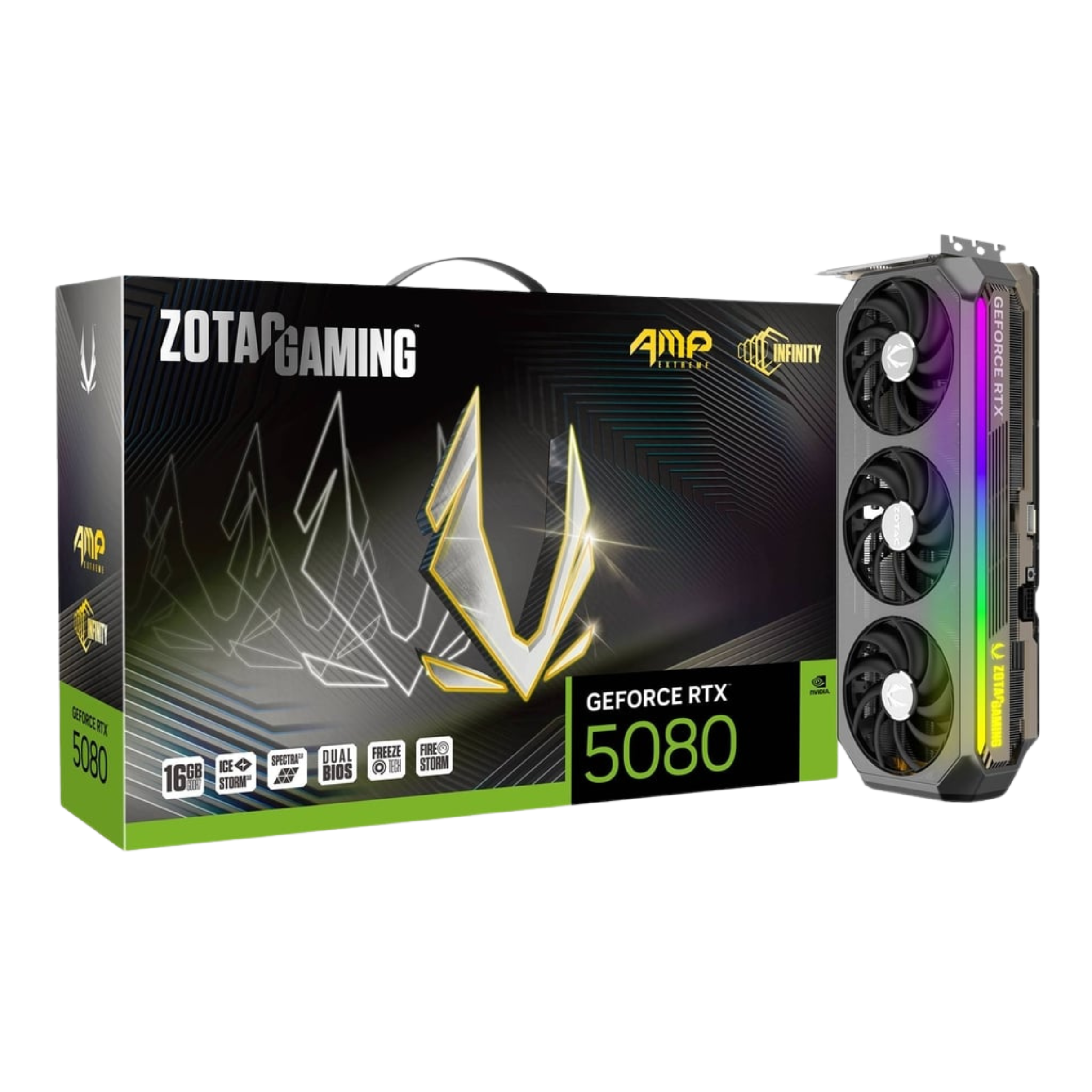 ZOTAC GAMING GeForce RTX 5080 AMP Extreme INFINITY 16GB GDDR7