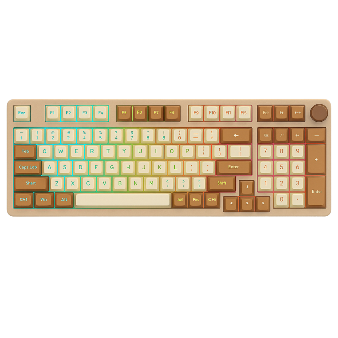 Aula 98 Keys RGB 98% Mechanical Gaming Keyboard Tri-Mode Nimbus V3 Switch F98