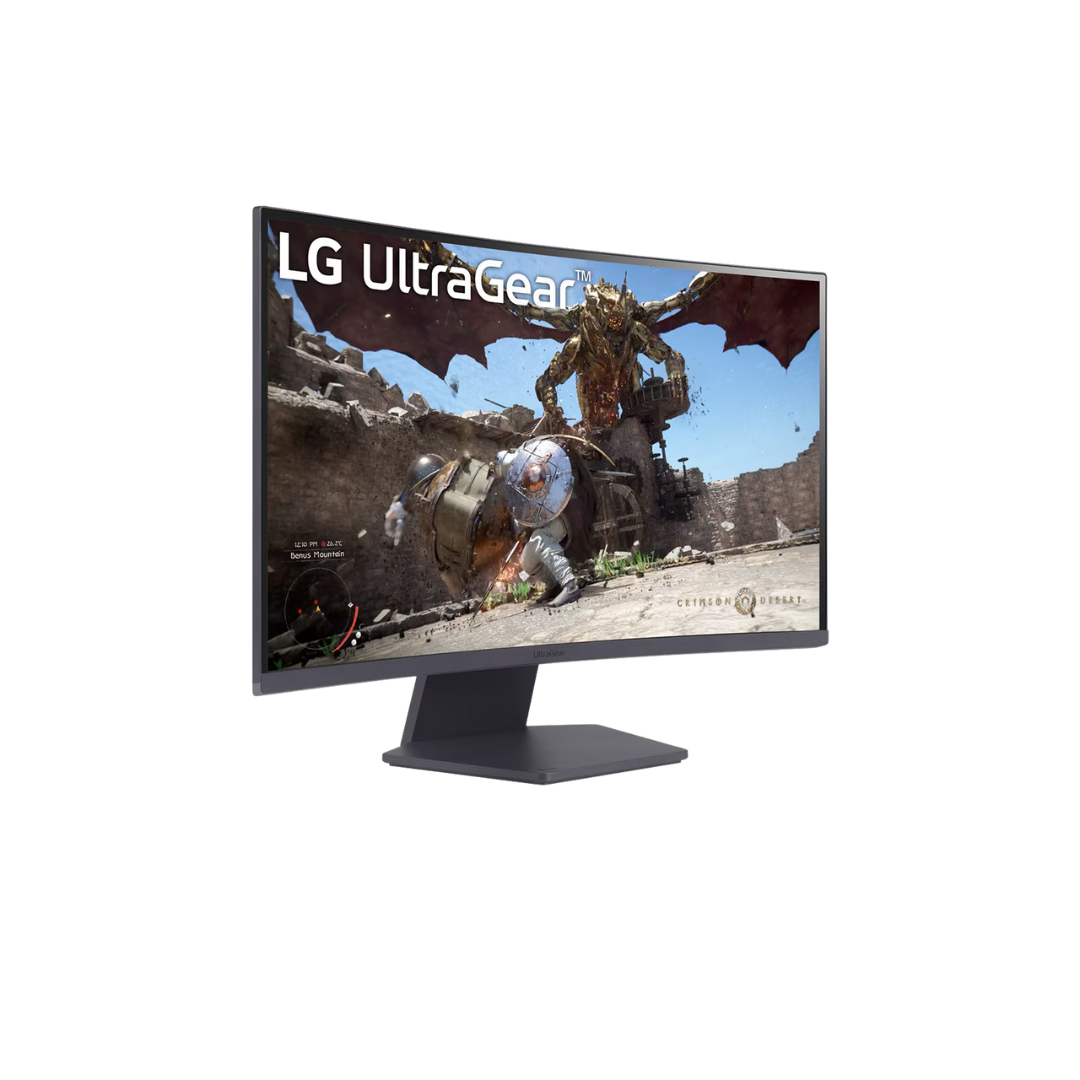 LG 27" 27GS60QC-B Curve QHD Monitor VA panel 180Hz- DP,HDMI