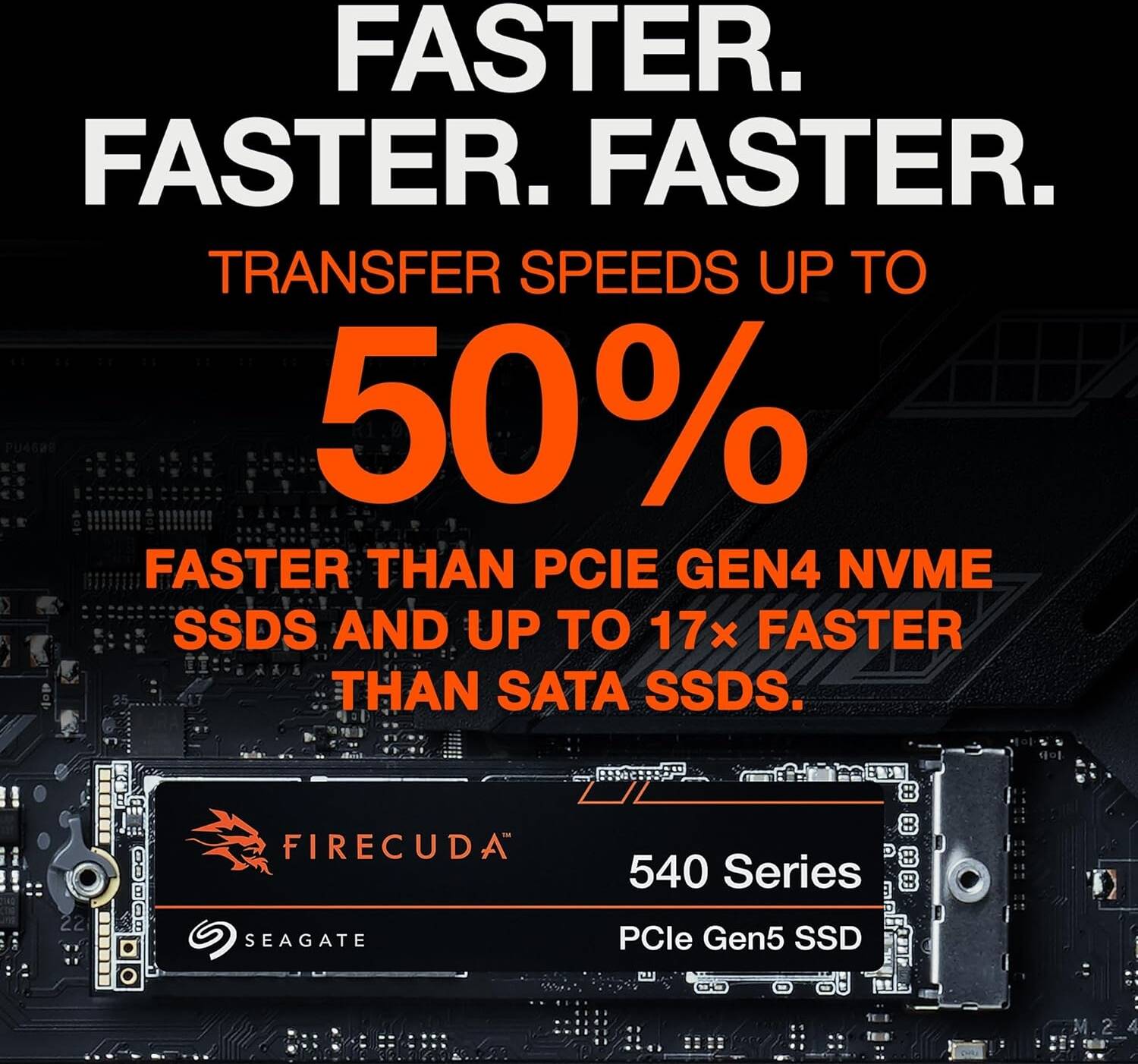 Seagate FireCuda 540 PCIe Gen5 NVMe SSD