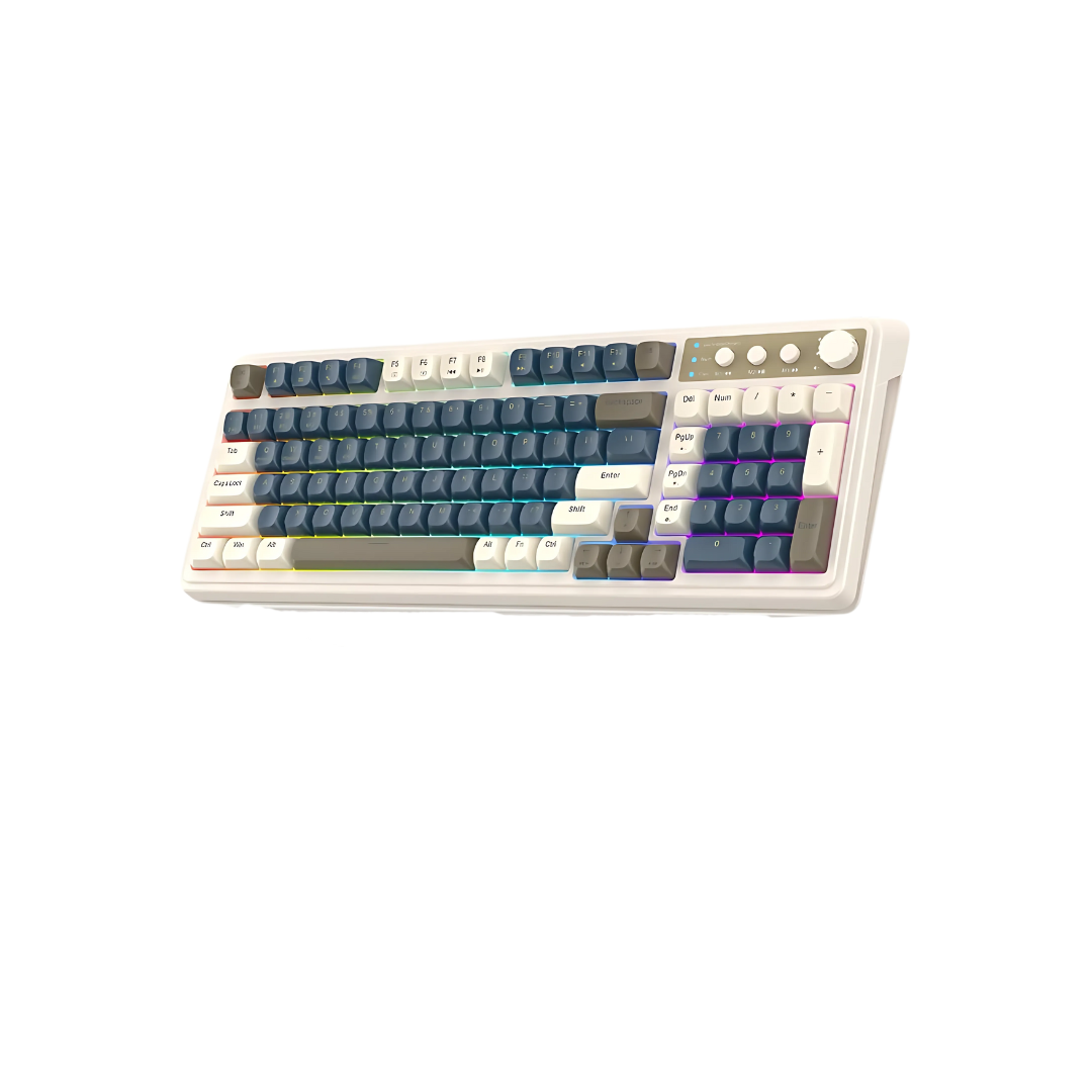 Aula 99 Keys Wireless RGB Gasket 99% Mechanical Gaming Keyboard Tri-Mode S99