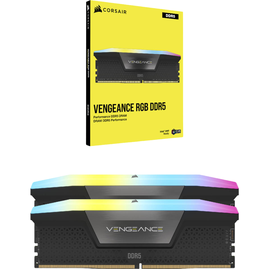Corsair Vengeance RGB DDR5 32GB 2x16GB 7200MHz Desktop Memory Kit