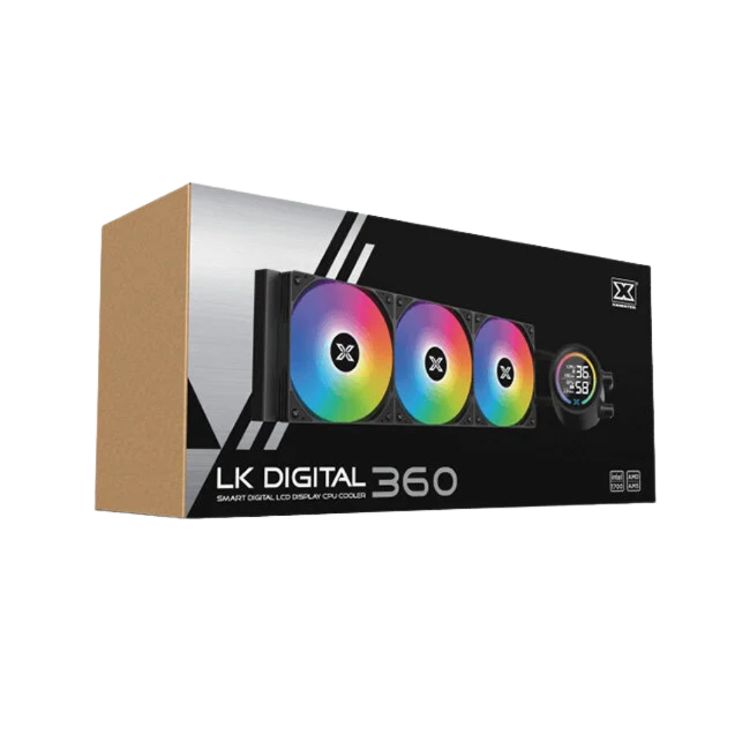 Xigmatek LK 360 Digital Arctic LCD ARGB AIO PWM CPU Liquid Cooler