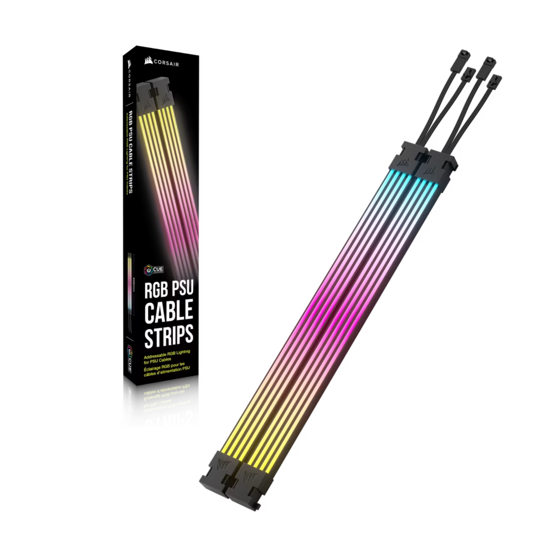 CORSHAIR ARGB PSU Cable Strips 2x 4 Strips