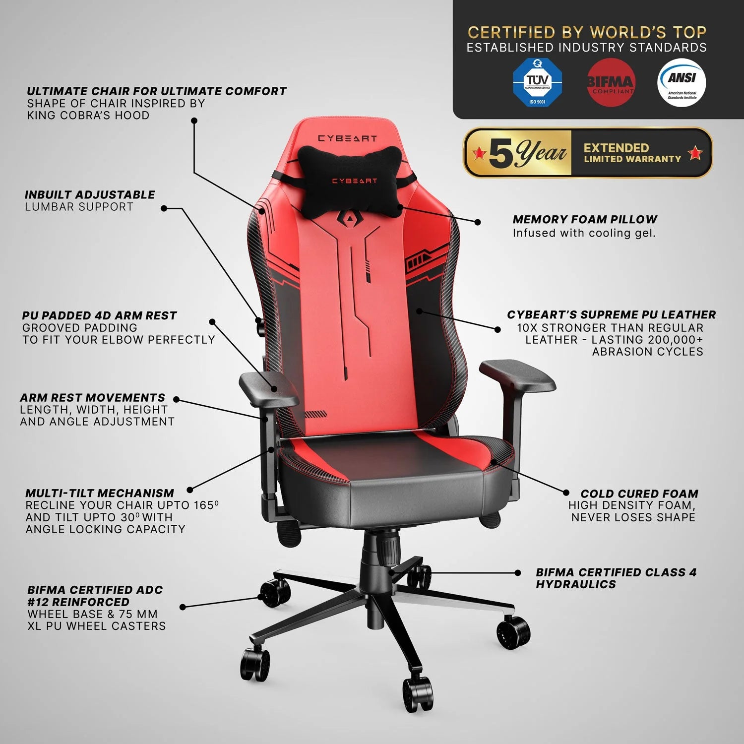 Cybeart Apex Series - Signature Edition Gaming Chair (Special Edition)