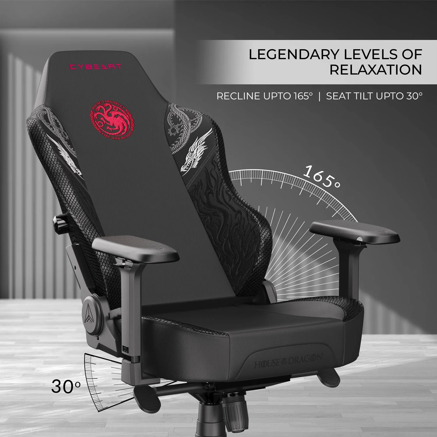 Cybeart House Targaryen Gaming Chair