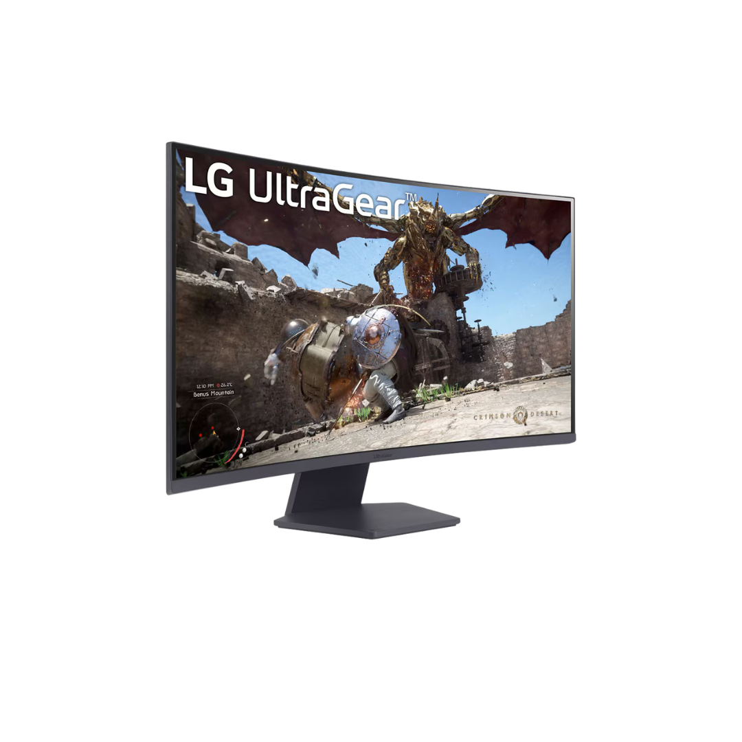 LG 32" 32GS60QC-B.AMAQ Curve QHD Monitor VA panel 180Hz- DP,HDMI