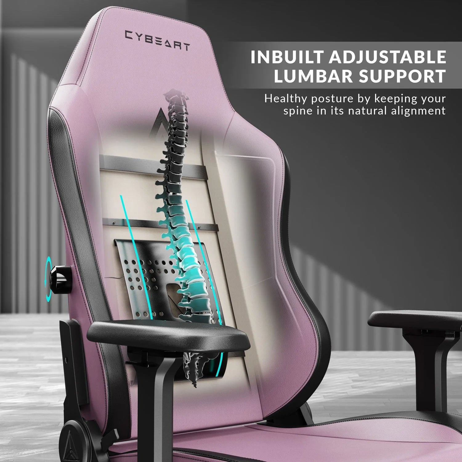 Cybeart Apex Series - Pretty Pink Gaming Chair