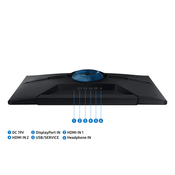 Samsung 27" LS27CG510 G5 Odyssey Flat QHD Gaming Monitor VA Panel- 165Hz, DP, HDMI