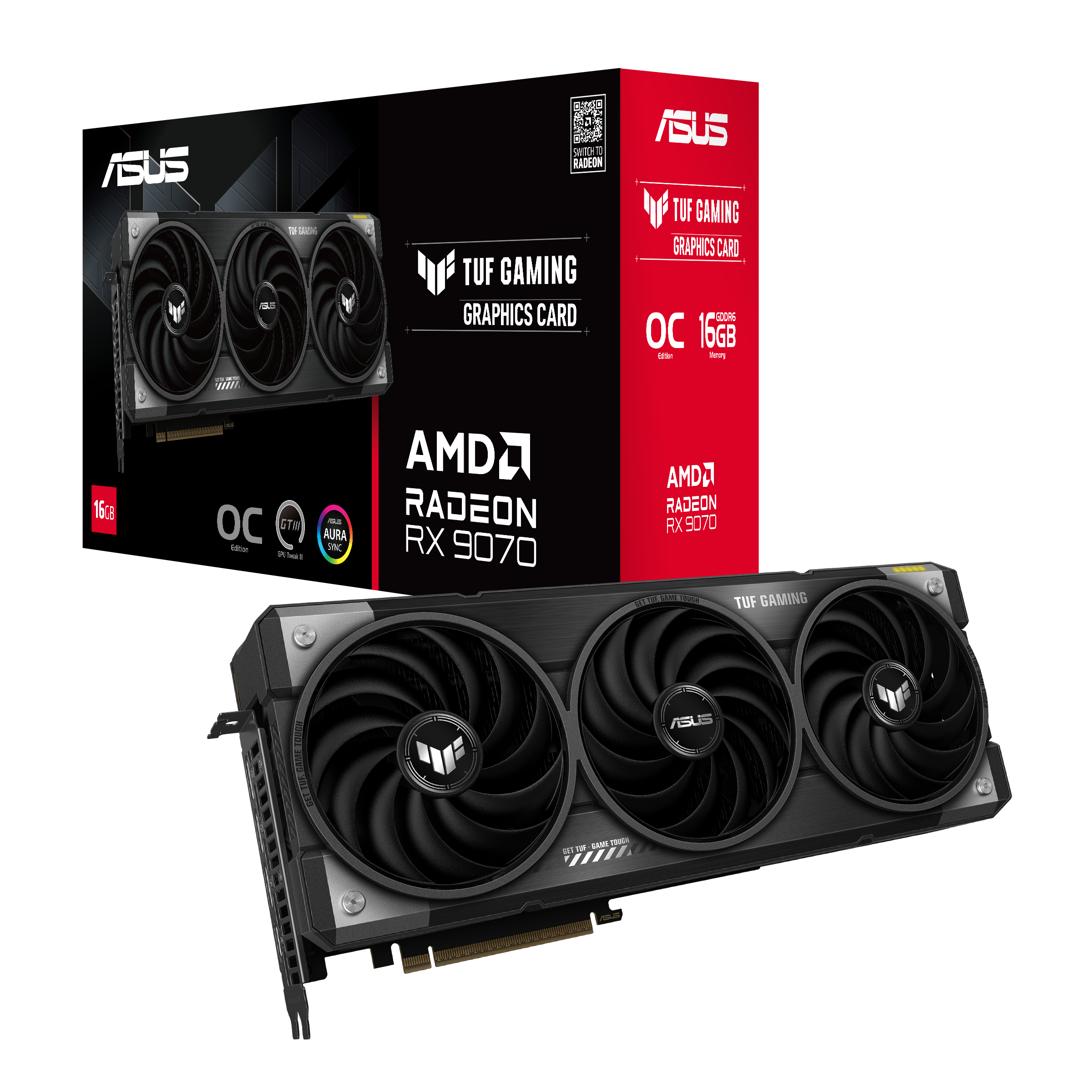 ASUS TUF Gaming Radeon RX 9070 16GB GDDR6