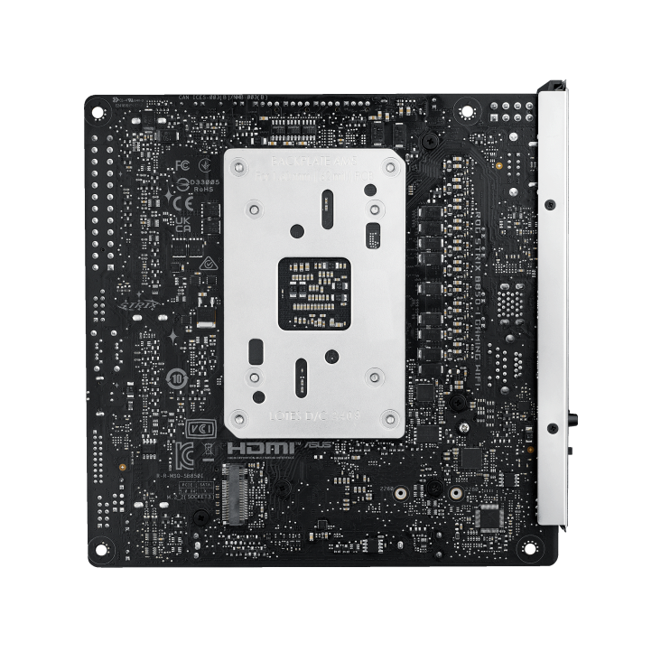 ASUS ROG Strix B850-I Gaming WiFi AM5 Mini-ITX Motherboard, AMD B850 Chipset, 2x DIMM DDR5 Slots, Up to 96GB Max Memory, 1x PCIe 5.0 x16, 2x M.2 Slots, WiFi & BT Connectivity