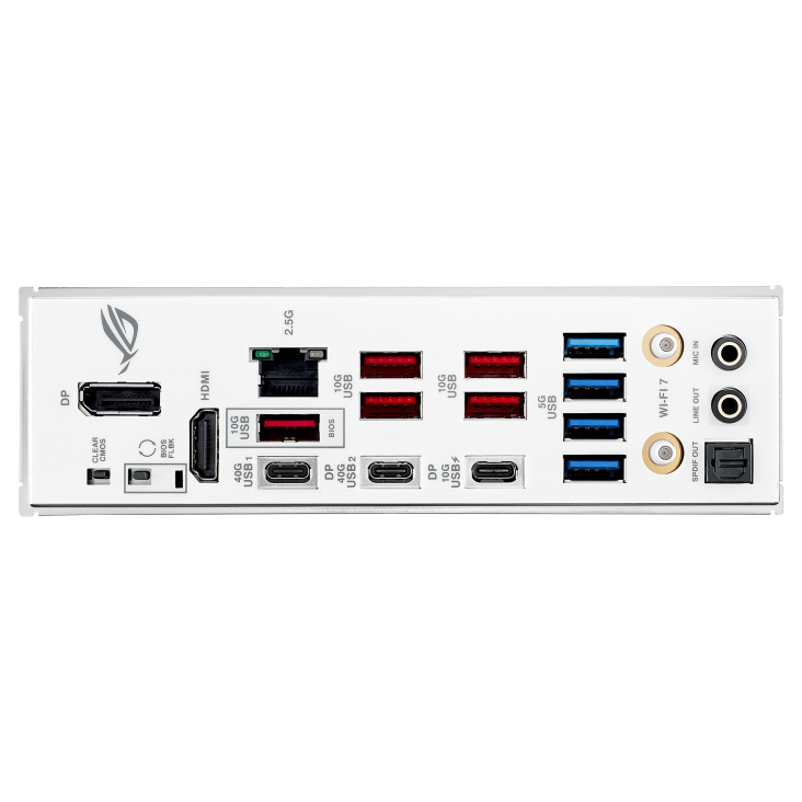 ASUS ROG STRIX X870-A GAMING WIFI ATX Motherboard, AMD X870 Chipset, 4x DIMM DDR5 Slots, 192GB Max Memory, 4x M.2 Slots, 1x PCIe 5.0, 1x PCIe 4.0, HDMI Port, DisplayPort