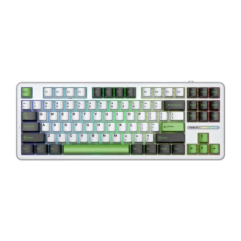 Aula 87 Keys RGB 80% Mechanical Gaming Keyboard Tri-Mode Nimbus V3 Switch F87 Pro