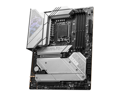 MSI MPG Z790 EDGE TI MAX WIFI LGA 1700 ATX Motherboard, Intel Z790 Chipset, 4x DDR5 UDIMM / 192GB Max Capacity, PCIe 5.0, 5x M.2, USB 3.2 Gen2 C/A, 1x HDMI / 1x DP