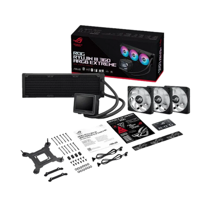ASUS ROG Ryujin III 360 ARGB Extreme AIO Liquid CPU Cooler - Black