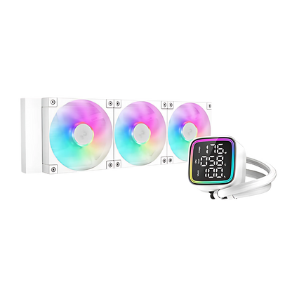 Deepcool LD360 DIGITAL A-RGB LED Digital Display AIO Liquid Cooler - White