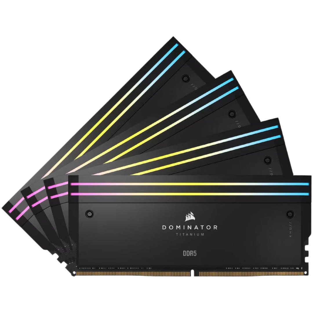 Corsair Dominator Titanium RGB DDR5 64GB (2x32GB) 6400MT/s Desktop Memory Kit