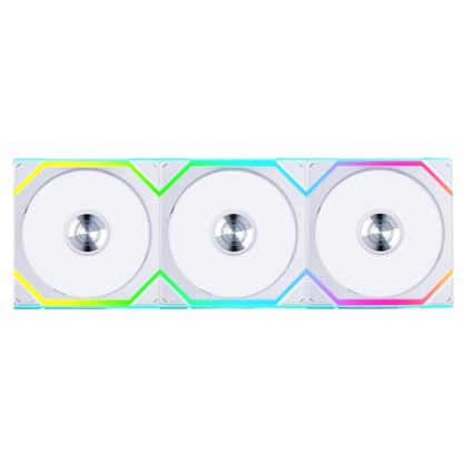 Lian Li 120mm UNI FAN SL Wireless ARGB Triple Pack Fan - White