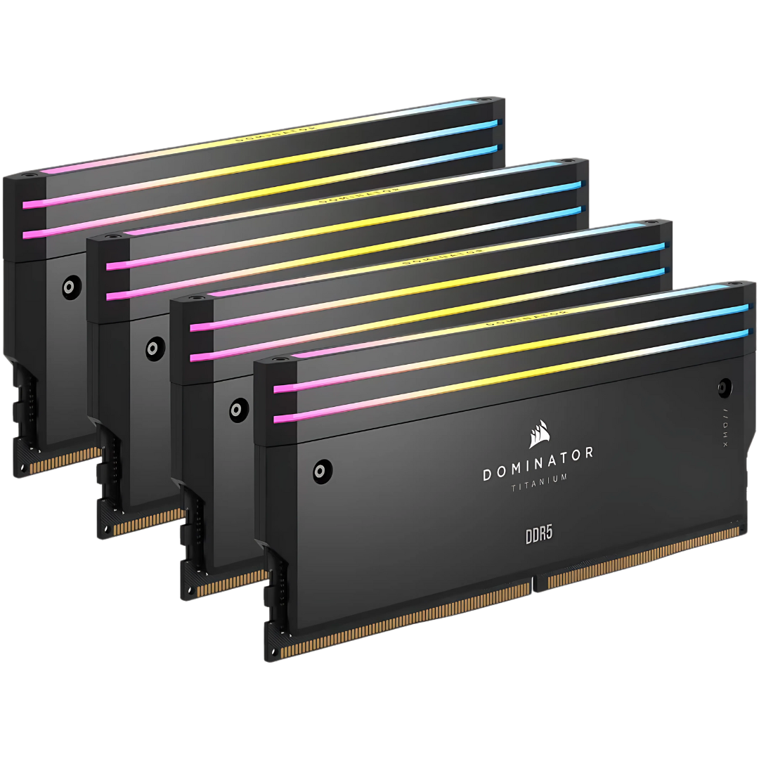 Corsair Dominator Titanium RGB DDR5 64GB (2x32GB) 6400MT/s Desktop Memory Kit