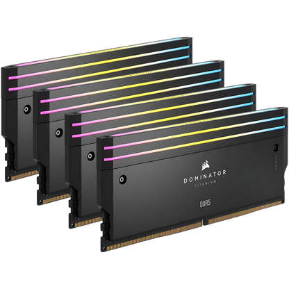 Corsair Dominator Titanium RGB DDR5 64GB (2x32GB) 6400MT/s Desktop Memory Kit