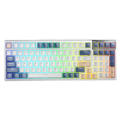 Aula 98 Keys RGB 98% Mechanical Gaming Keyboard Tri-Mode Nimbus V3 Switch F98