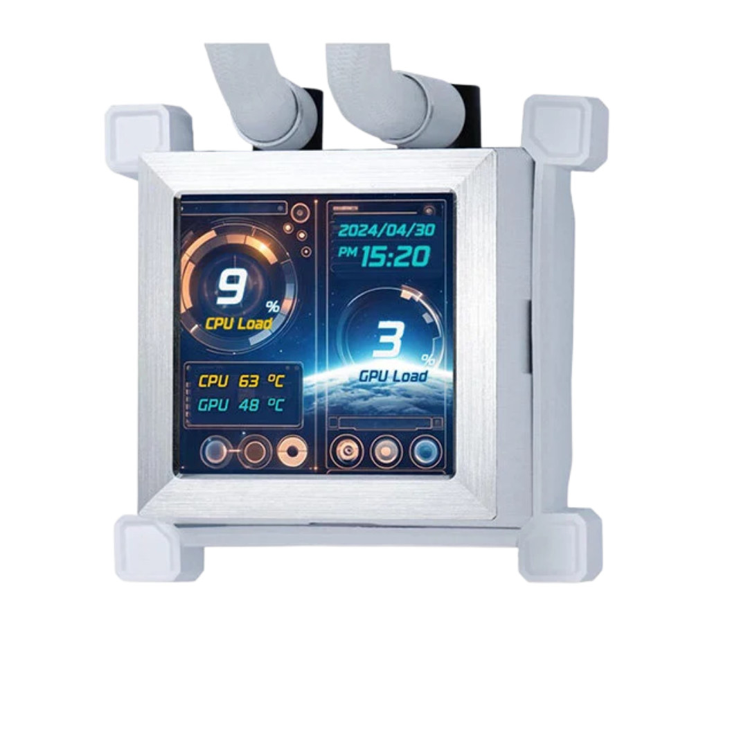 Lian Li Hydroshift LCD 360TL AIO CPU Liquid Cooler - White