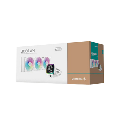 Deepcool LD360 DIGITAL A-RGB LED Digital Display AIO Liquid Cooler - White