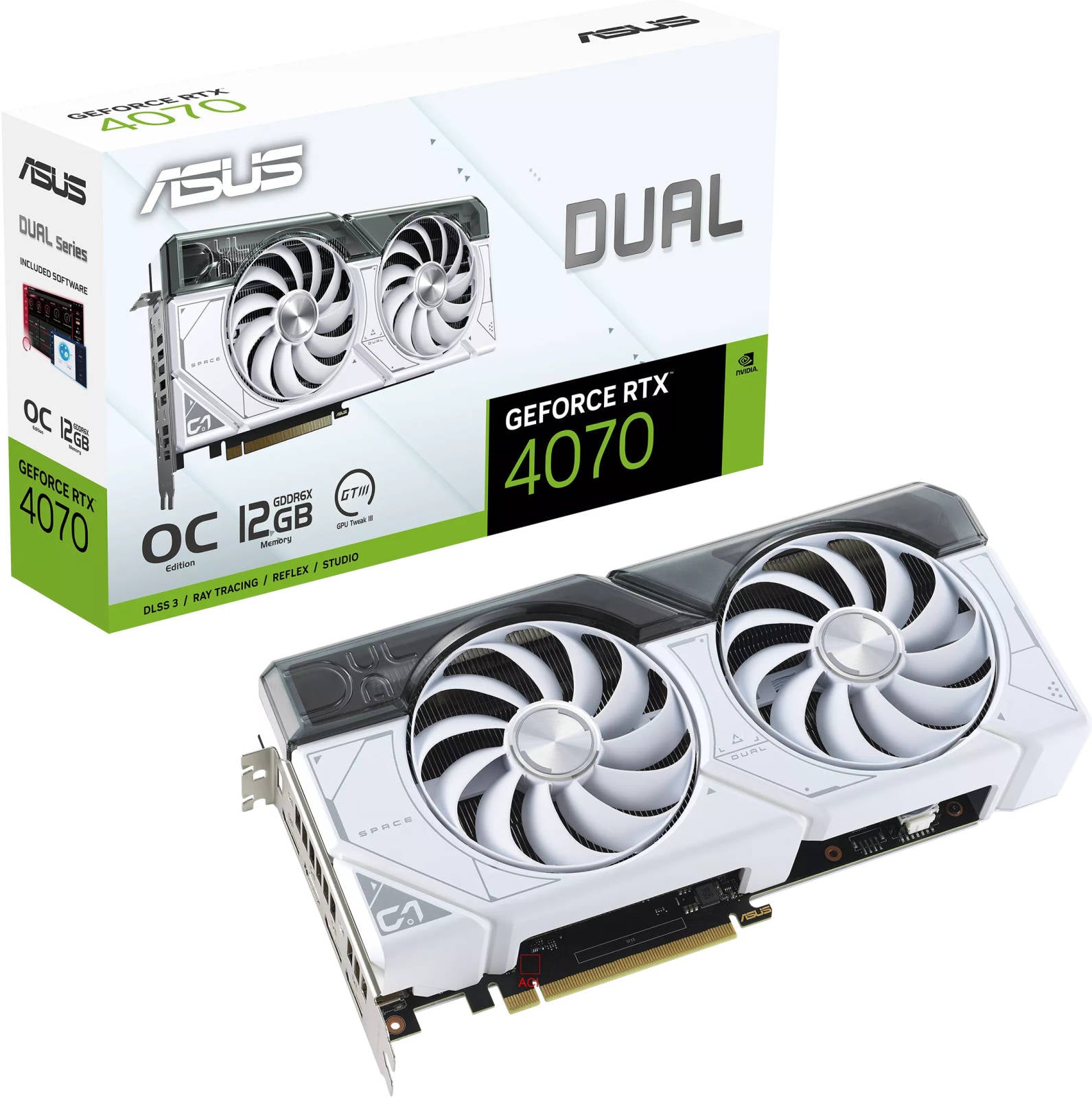 ASUS Dual GeForce RTX 4070 OC Edition 12GB GDDR6X