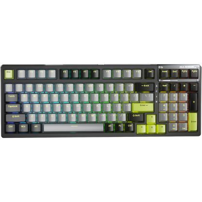 Aula 98 Keys RGB 98% Mechanical Gaming Keyboard Tri-Mode Nimbus V3 Switch F98
