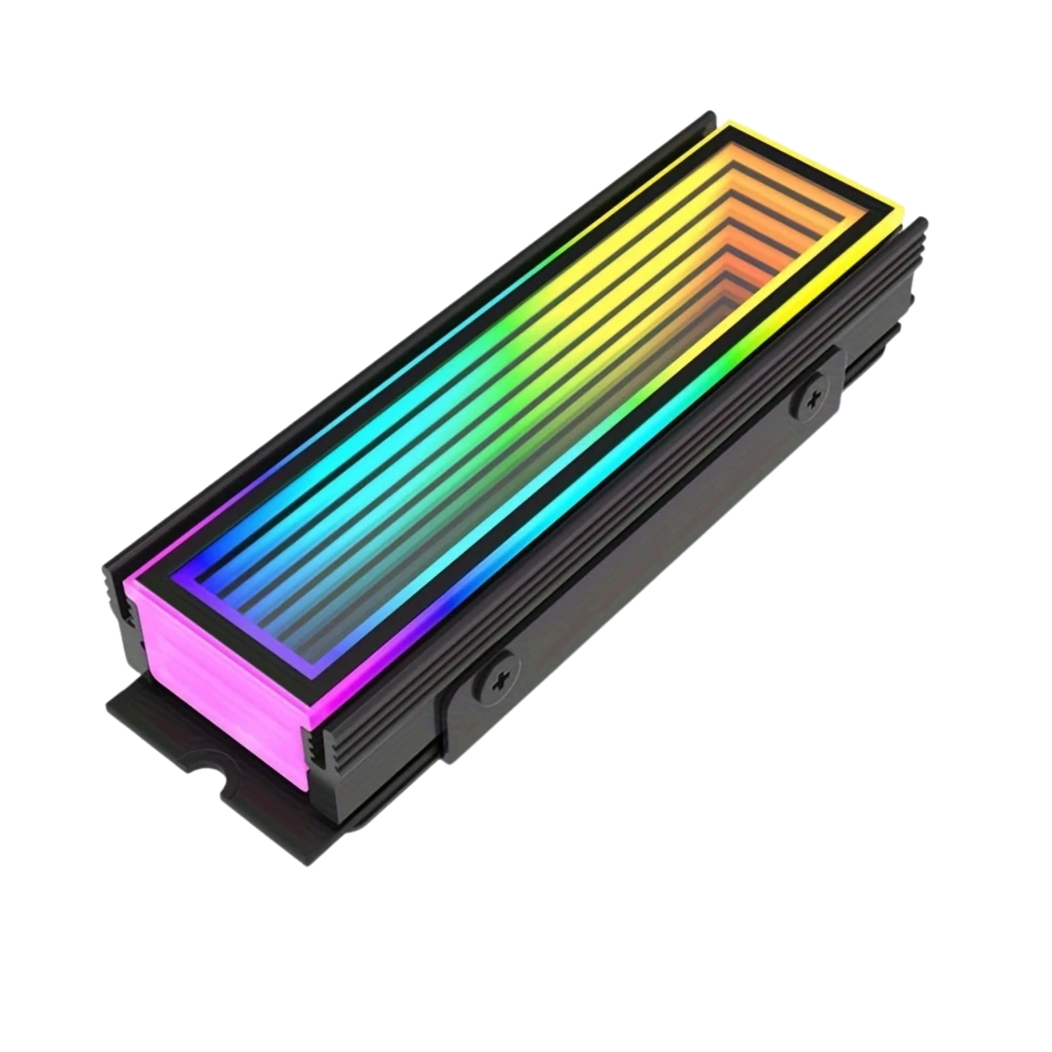 High-Performance Aluminum ARGB M.2 SSD Cooler