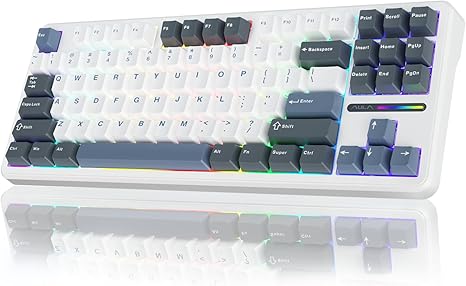 Aula 87 Keys RGB 80% Mechanical Gaming Keyboard Tri-Mode Nimbus V3 Switch F87 Pro