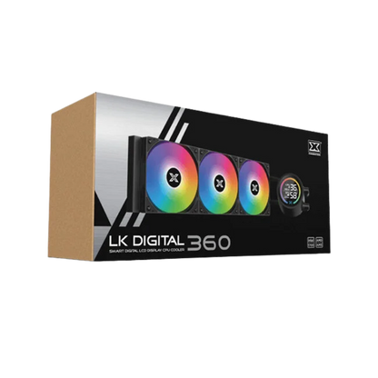 Xigmatek LK 360 Digital Arctic LCD ARGB AIO PWM CPU Liquid Cooler
