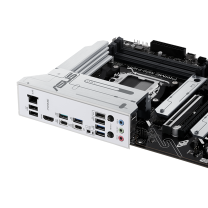 ASUS PRIME X870-P WIFI ATX Motherboard, AMD X870 Chipset, 4x DIMM DDR5 Slots, 192GB Max Memory, Realtek 2.5Gb Ethernet, 4x M.2 Slots, 1x PCIe 5.0, 3x PCIe 4.0 x16, BT 5.4, HDMI