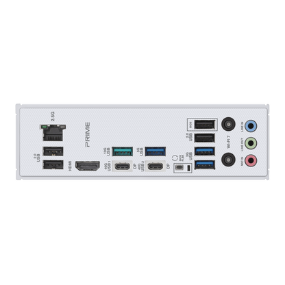 ASUS PRIME X870-P WIFI ATX Motherboard, AMD X870 Chipset, 4x DIMM DDR5 Slots, 192GB Max Memory, Realtek 2.5Gb Ethernet, 4x M.2 Slots, 1x PCIe 5.0, 3x PCIe 4.0 x16, BT 5.4, HDMI