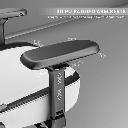 Cybeart Apex Series - Arctic White Gaming Chair