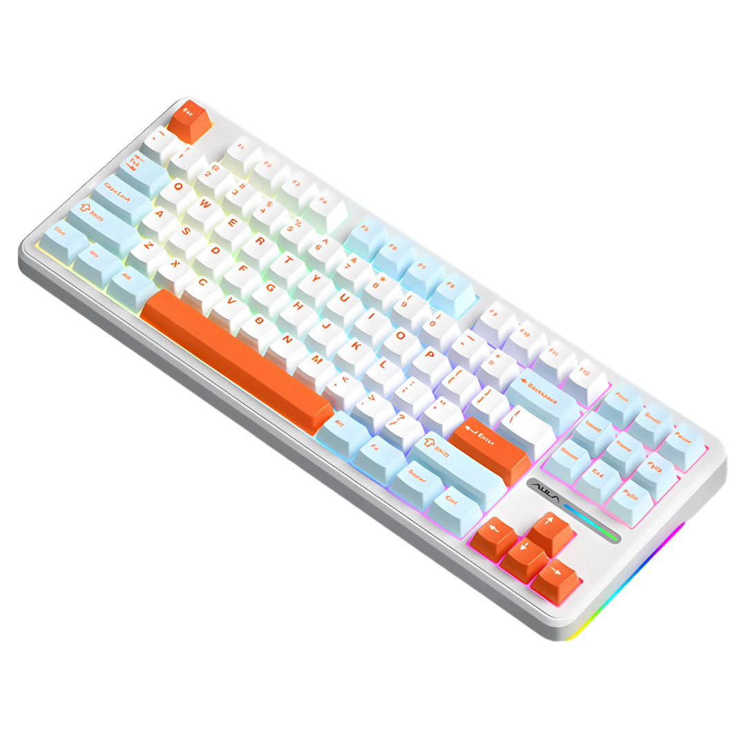 Aula 87 Keys RGB 80% Mechanical Gaming Keyboard Tri-Mode Nimbus V3 Switch F87 Pro