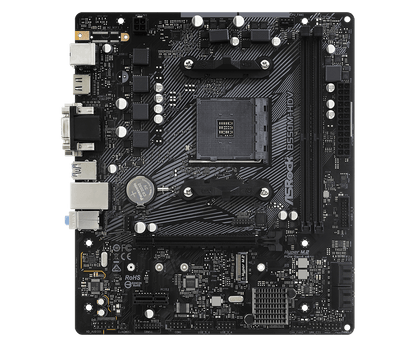 ASRock B550M-HDV Micro ATX Motherboard, AMD B550 Chipset, 2 x DDR4 DIMM Slots, Socket AM4 Socket, 7.1 CH HD Audio, Gigabit LAN, 6 Power Phase Design, 1 PCIe 4.0 x16, Black