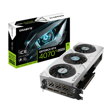 GIGABYTE NVIDIA GeForce RTX 4070 Ti SUPER EAGLE OC ICE 16GB GDDR6X