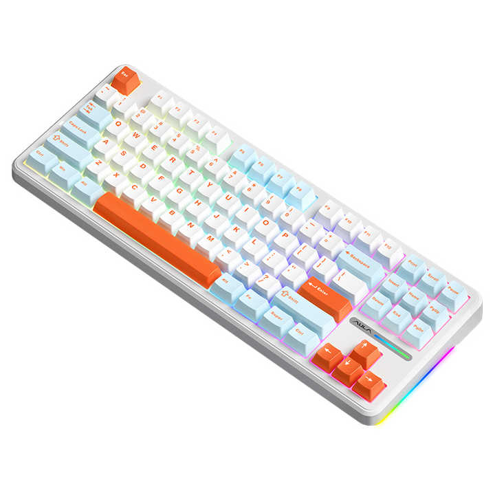 Aula 87 Keys RGB 80% Mechanical Gaming Keyboard Tri-Mode Nimbus V3 Switch F87 Pro