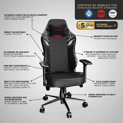 Cybeart House Targaryen Gaming Chair