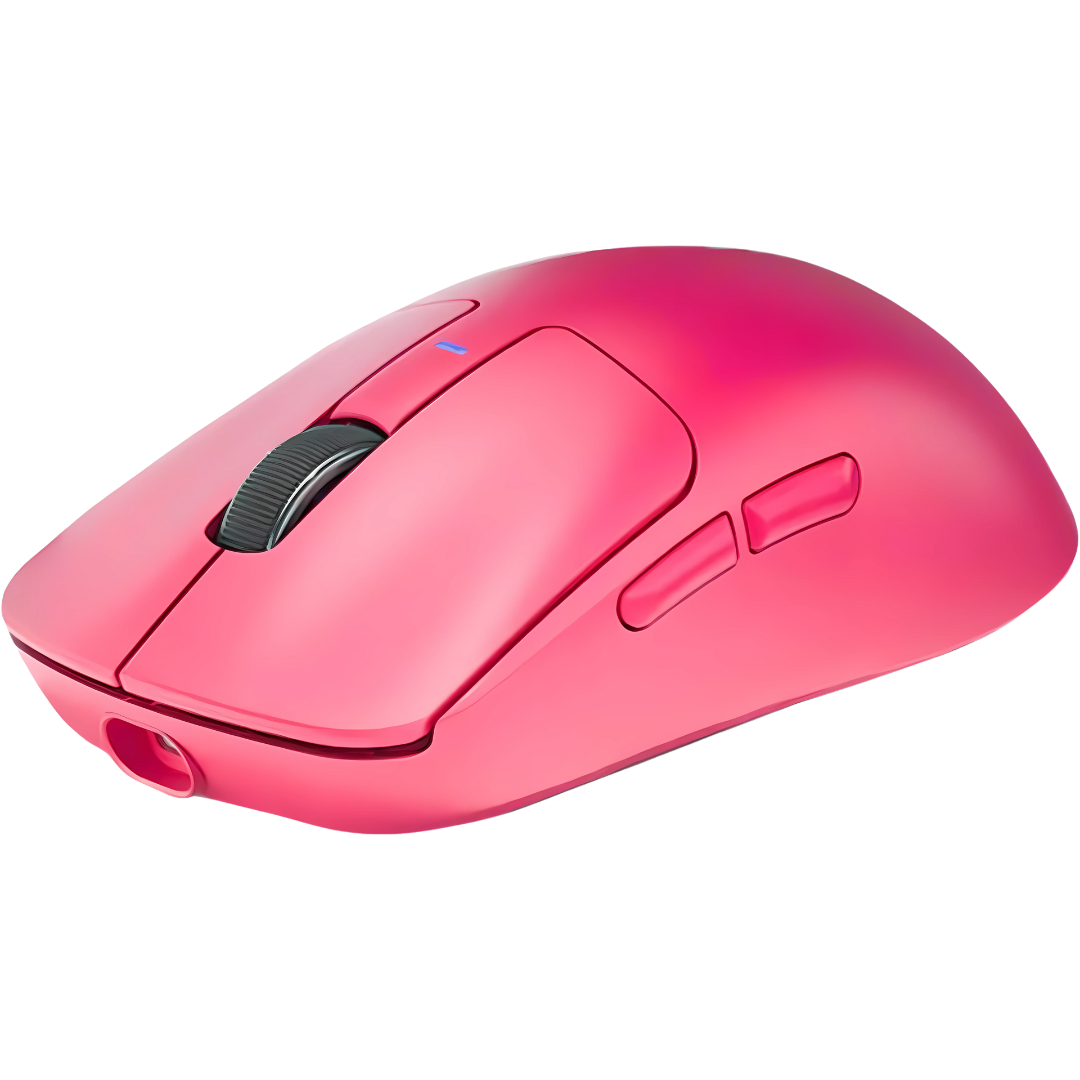 AULA Ergonomic Wireless Gaming Mouse with 6 Programmable Buttons Tri-Mode 26000 DPI SC680 Pink