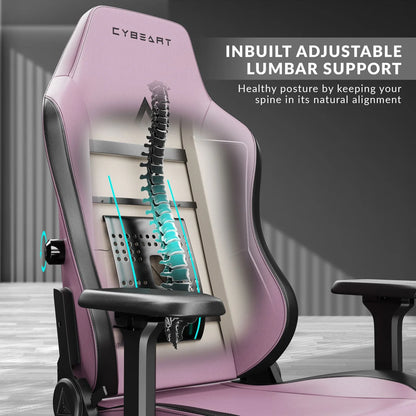 Cybeart Apex Series - Pretty Pink Gaming Chair