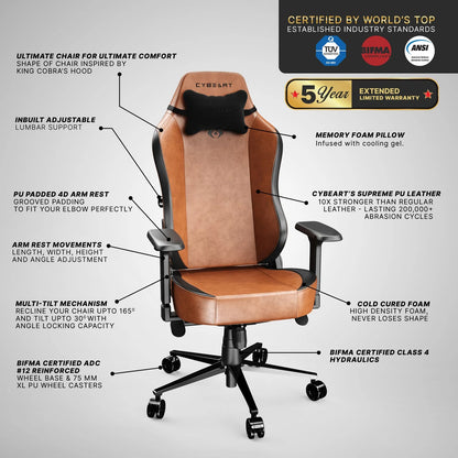 Cybeart Apex Series - Vintage Gaming Chair Special Edition