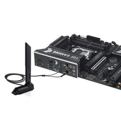 ASUS TUF GAMING B850-Plus Wi-Fi AM5 ATX Motherboard, AMD B850 Chipset, 4x DIMM DDR5 Slots, Up to 192GB Max Memory, 1 x PCIe 5.0 x16 SafeSlot, 3 x M.2 Slots, WiFi & BT Connectivity