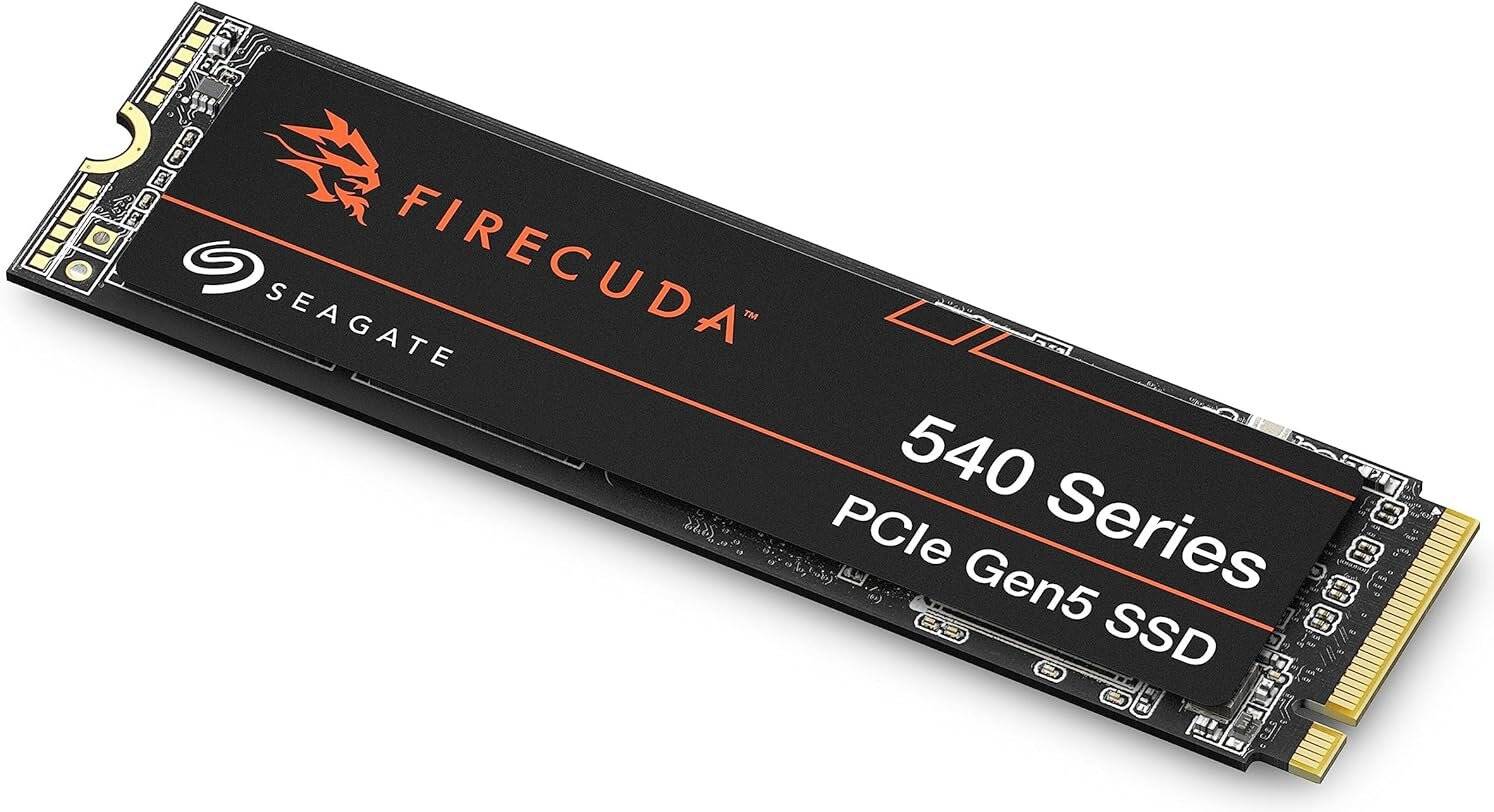 Seagate FireCuda 540 PCIe Gen5 NVMe SSD