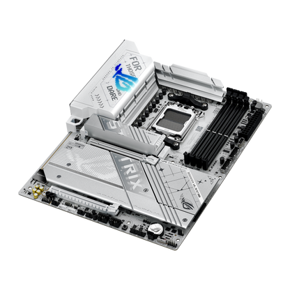 ASUS ROG STRIX X870-A GAMING WIFI ATX Motherboard, AMD X870 Chipset, 4x DIMM DDR5 Slots, 192GB Max Memory, 4x M.2 Slots, 1x PCIe 5.0, 1x PCIe 4.0, HDMI Port, DisplayPort