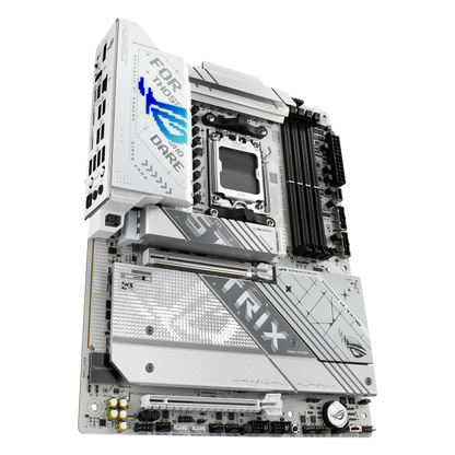 ASUS ROG STRIX X870-A GAMING WIFI ATX Motherboard, AMD X870 Chipset, 4x DIMM DDR5 Slots, 192GB Max Memory, 4x M.2 Slots, 1x PCIe 5.0, 1x PCIe 4.0, HDMI Port, DisplayPort