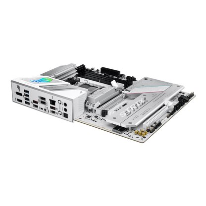 ASUS ROG Strix B850-A GAMING WIFI AM5 ATX Motherboard, AMD B850 Chipset, 4x DIMM DDR5 Slots, Up to 192GB Max Memory, 1x PCIe 5.0 x16 SafeSlot, 4x M.2 Slots, WiFi & BT, White
