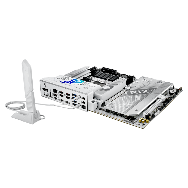 ASUS ROG STRIX X870-A GAMING WIFI ATX Motherboard, AMD X870 Chipset, 4x DIMM DDR5 Slots, 192GB Max Memory, 4x M.2 Slots, 1x PCIe 5.0, 1x PCIe 4.0, HDMI Port, DisplayPort